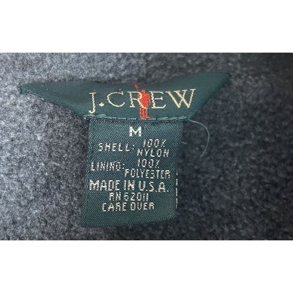 J. Crew Vintage Oarsman Mens Bomber Jacket Size M Red Fleece Lining Made In USA - Picture 6 of 14